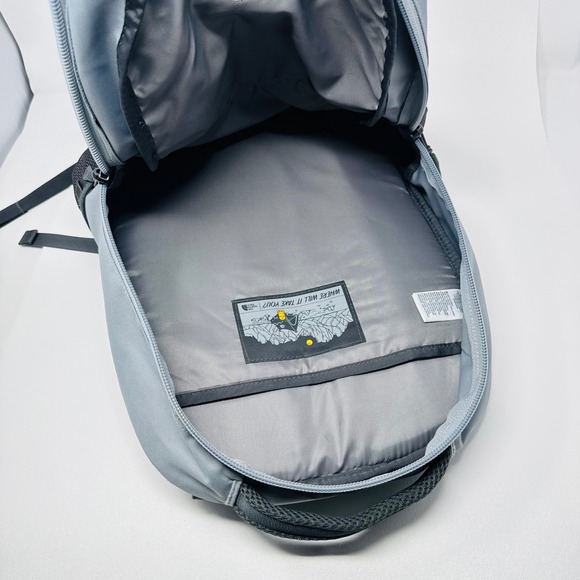 The North Face Groundwork Backpack Gray Abbott Logo Laptop Bag NF0A3KX6